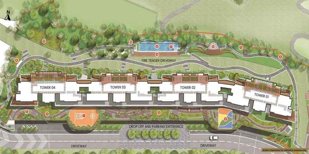 Shapoorji Pallonji Golfland  Master Plan